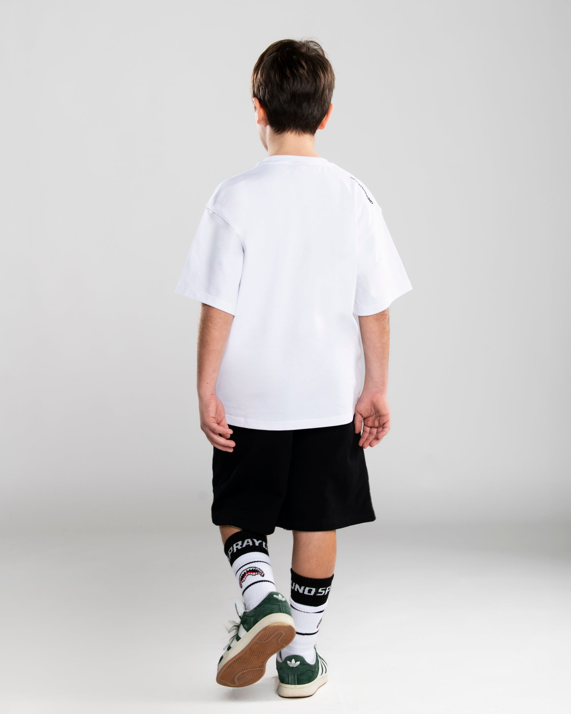 Image of Детска Тениска SPRAYGROUND JELLY WORLD FIXES OVER T-SHIRT WHT