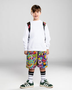 Image of Детско Яке SPRAYGROUND LUCID DREAMS JELLY WORLD FIXES BACKPACK IN THE CREWNECK