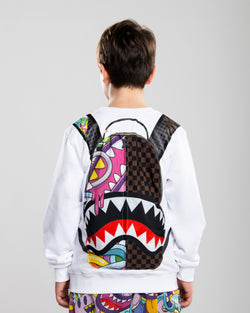 Image of Детско Яке SPRAYGROUND LUCID DREAMS JELLY WORLD FIXES BACKPACK IN THE CREWNECK