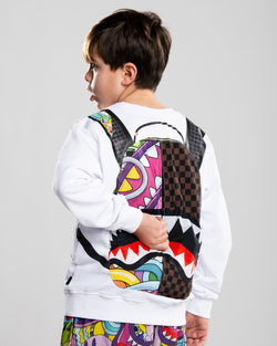 Image of Детско Яке SPRAYGROUND LUCID DREAMS JELLY WORLD FIXES BACKPACK IN THE CREWNECK