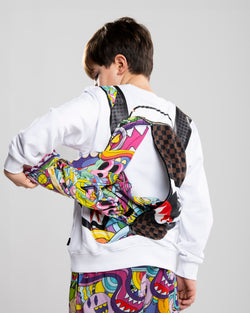 Image of Детско Яке SPRAYGROUND LUCID DREAMS JELLY WORLD FIXES BACKPACK IN THE CREWNECK