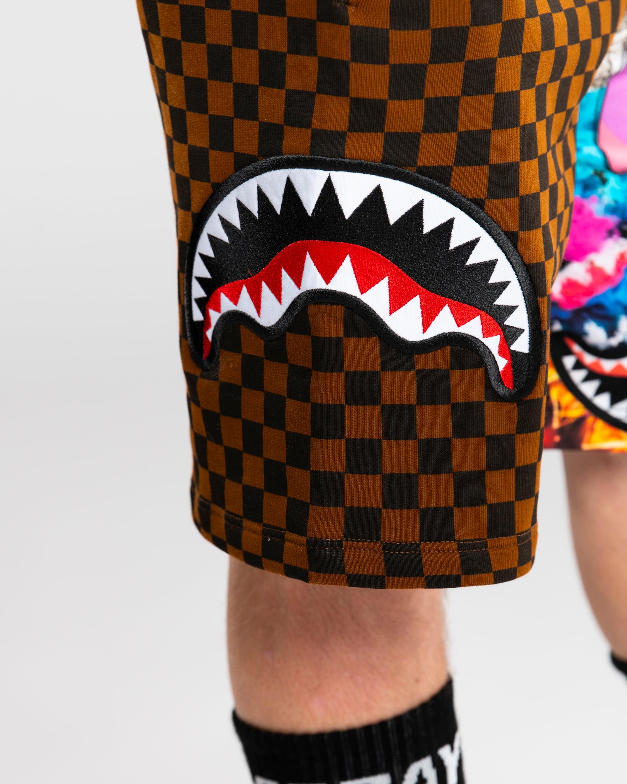 Детски Къс панталон SPRAYGROUND ALL THE SHARKS SPLIT SHORTS