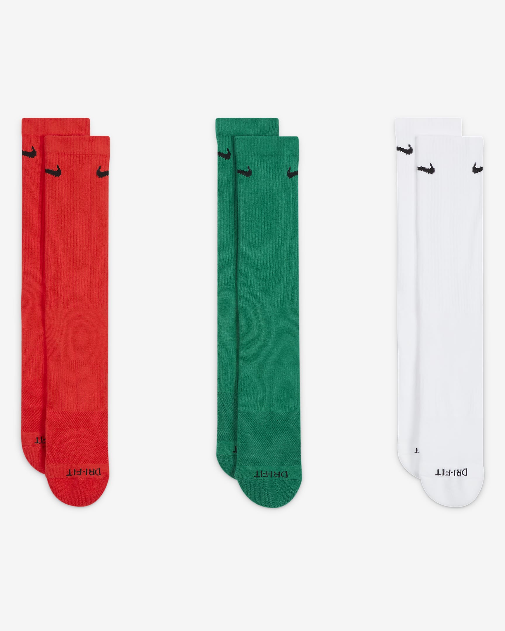 Image of Унисекс Чорапи NIKE U NK EVERYDAY PLUS CUSH CREW 3PR - 132 - Ballistic-sport