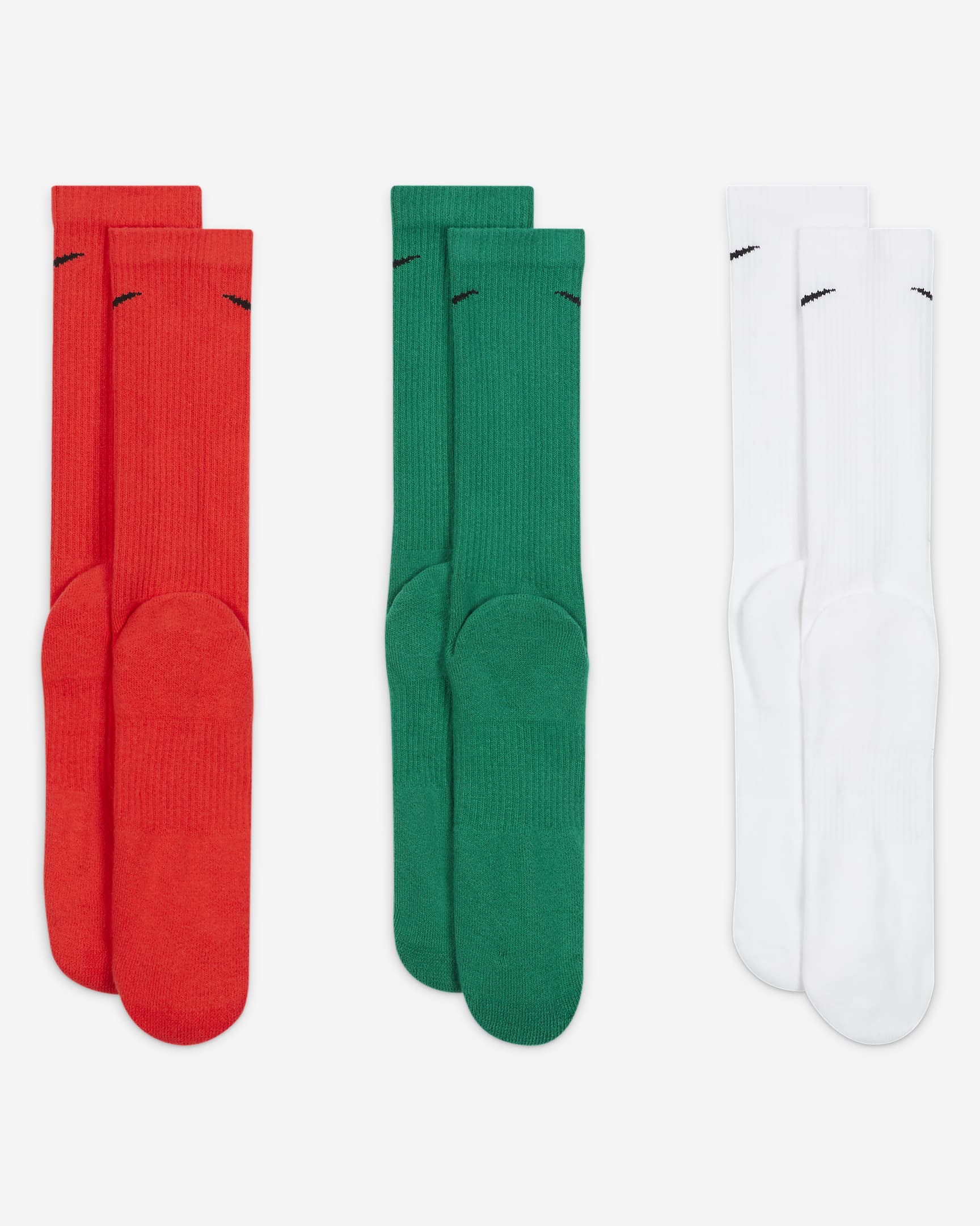 Унисекс Чорапи NIKE U NK EVERYDAY PLUS CUSH CREW 3PR - 132 - Ballistic-sport