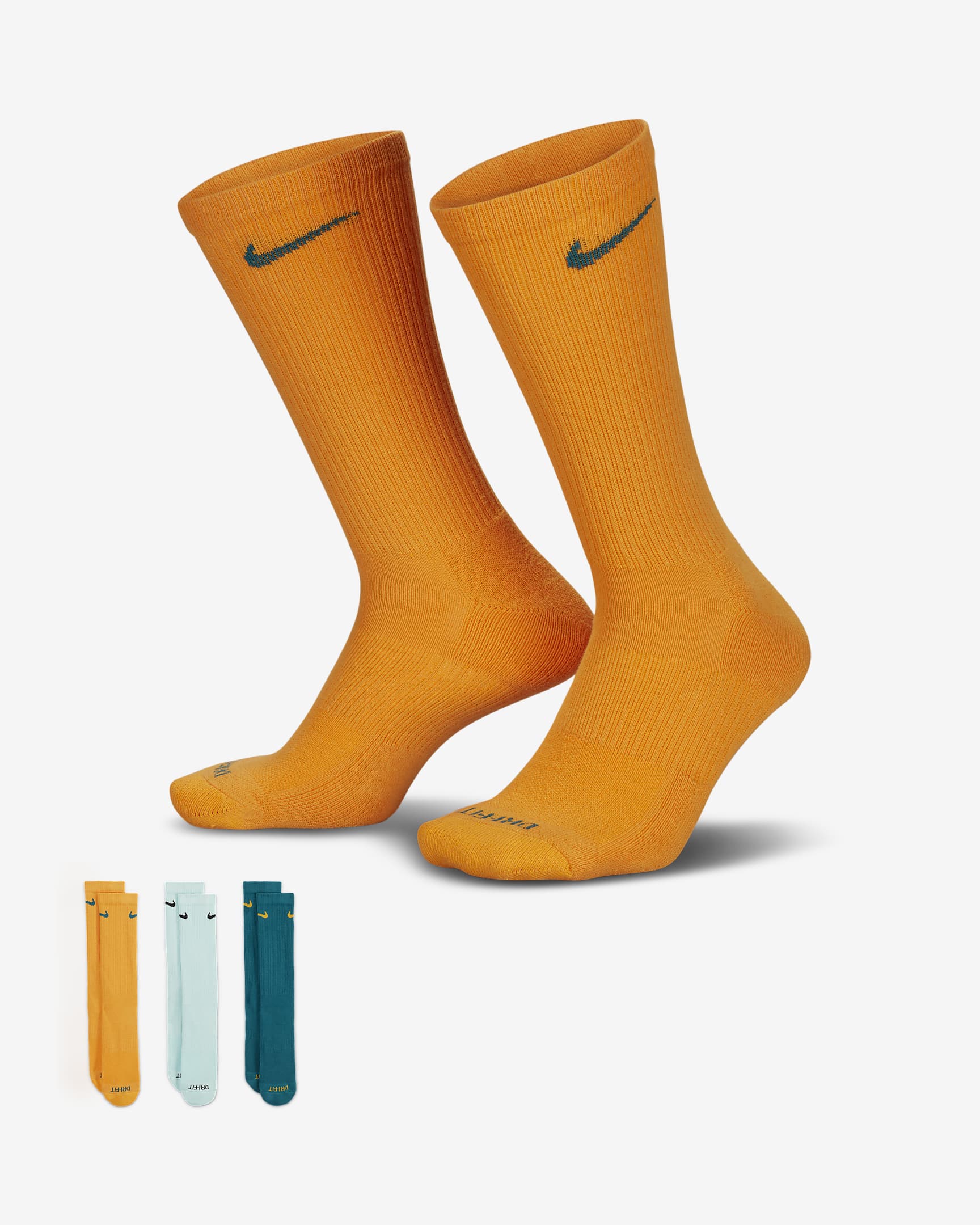 Унисекс Чорапи NIKE U NK EVERYDAY PLUS CUSH CREW 3PR - 132 - Ballistic-sport