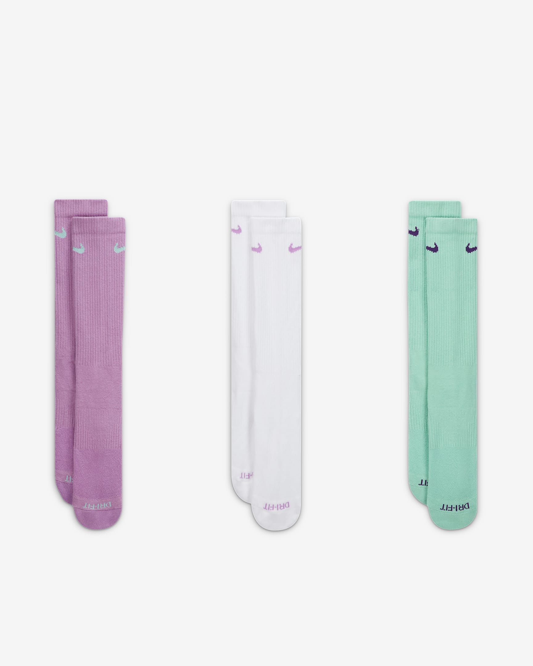 Image of Унисекс Чорапи NIKE U NK EVERYDAY PLUS CUSH CREW 3PR - 132 - Ballistic-sport