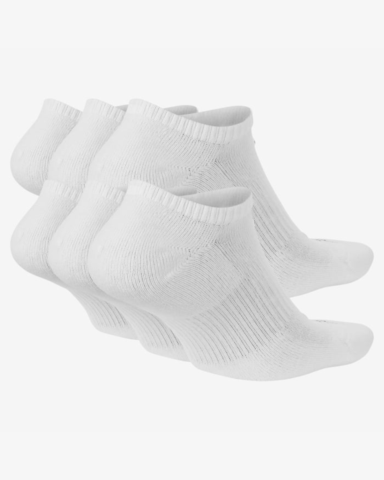 Image of Унисекс Чорапи NIKE U NK EVERYDAY PLUS CUSH NS 6PR - 132, бял цвят, Балистик