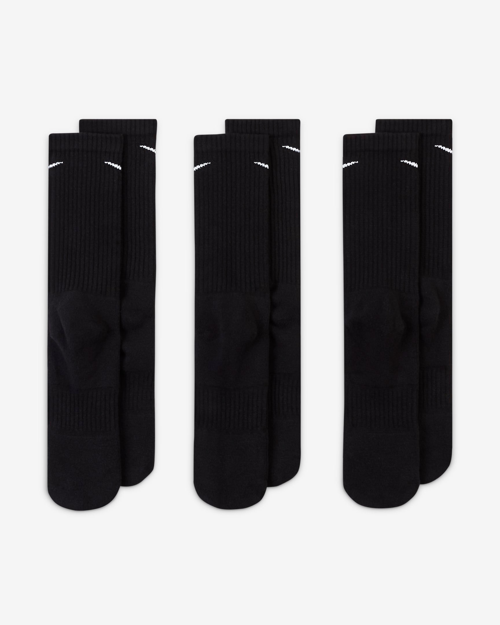 Image of Унисекс Чорапи NIKE U NK EVERYDAY CSH CRW 3PR 132 - Ballistic-sport