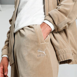 Image of Unisex Pants PUMA T7 Oversized Velour Track Pants