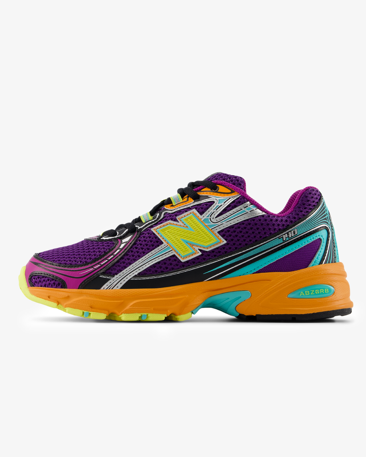 New Balance 740 маратонки Балистик спорт лилаво с оранжево