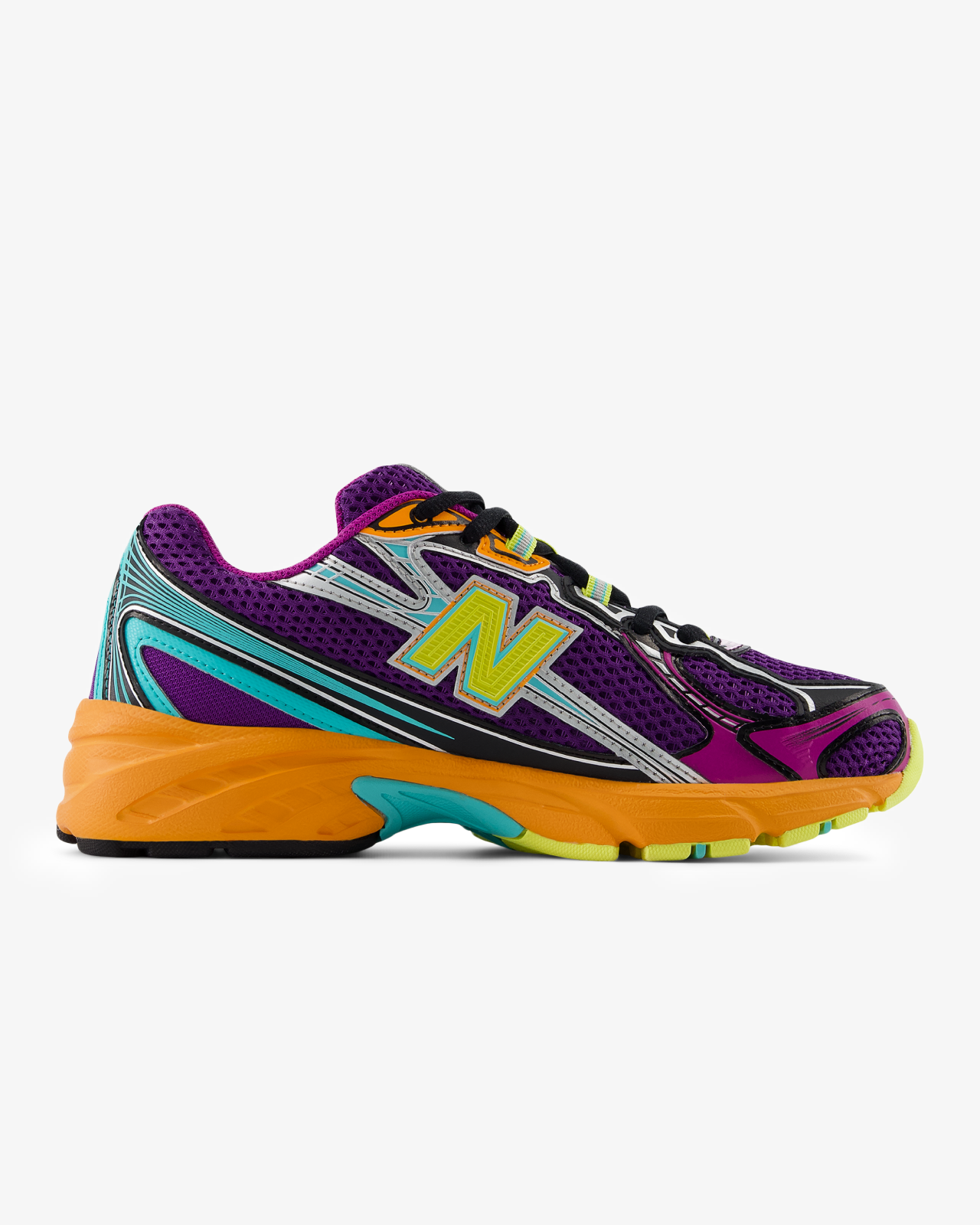 New Balance 740 маратонки Балистик спорт лилаво с оранжево