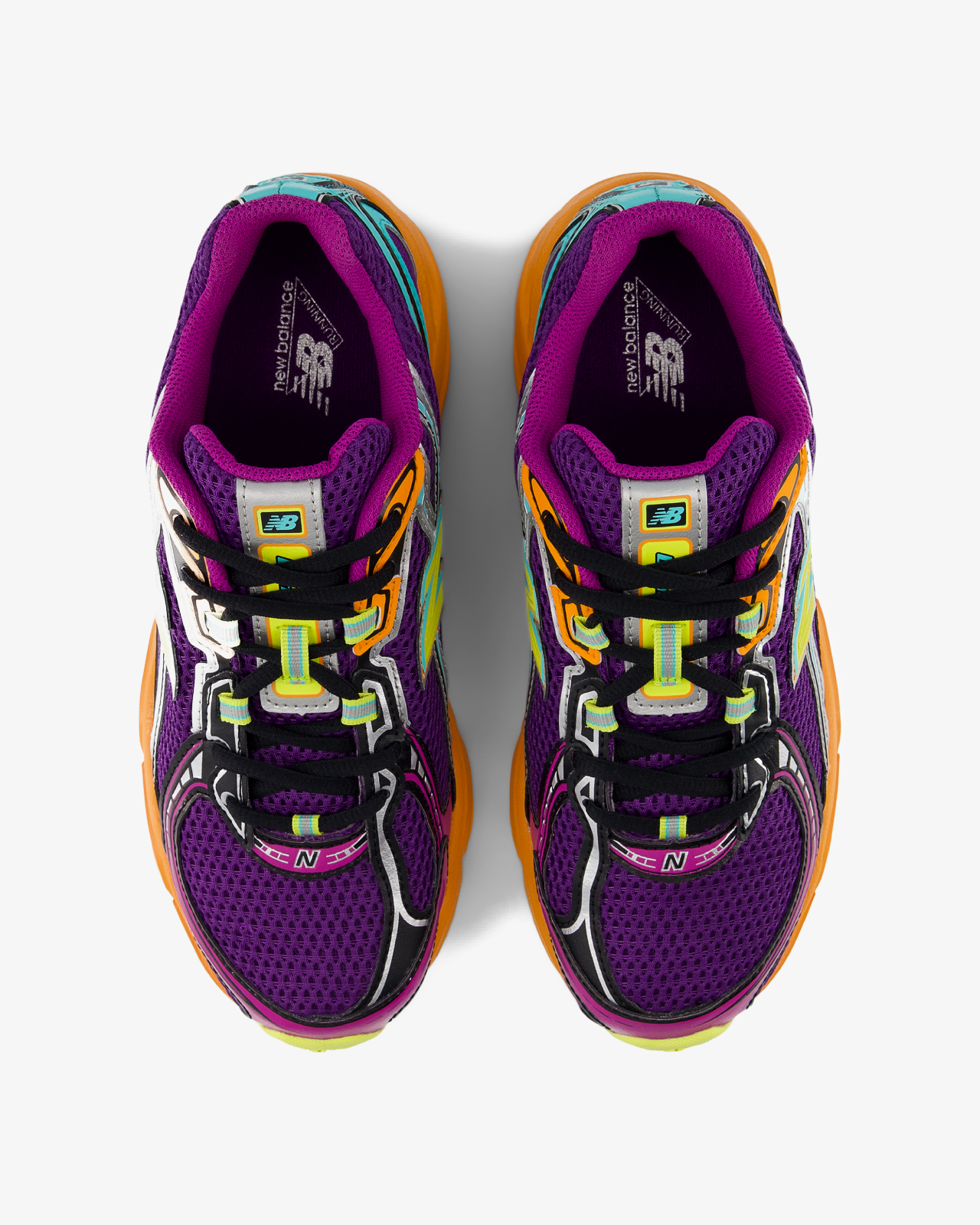 New Balance 740 маратонки Балистик спорт лилаво с оранжево
