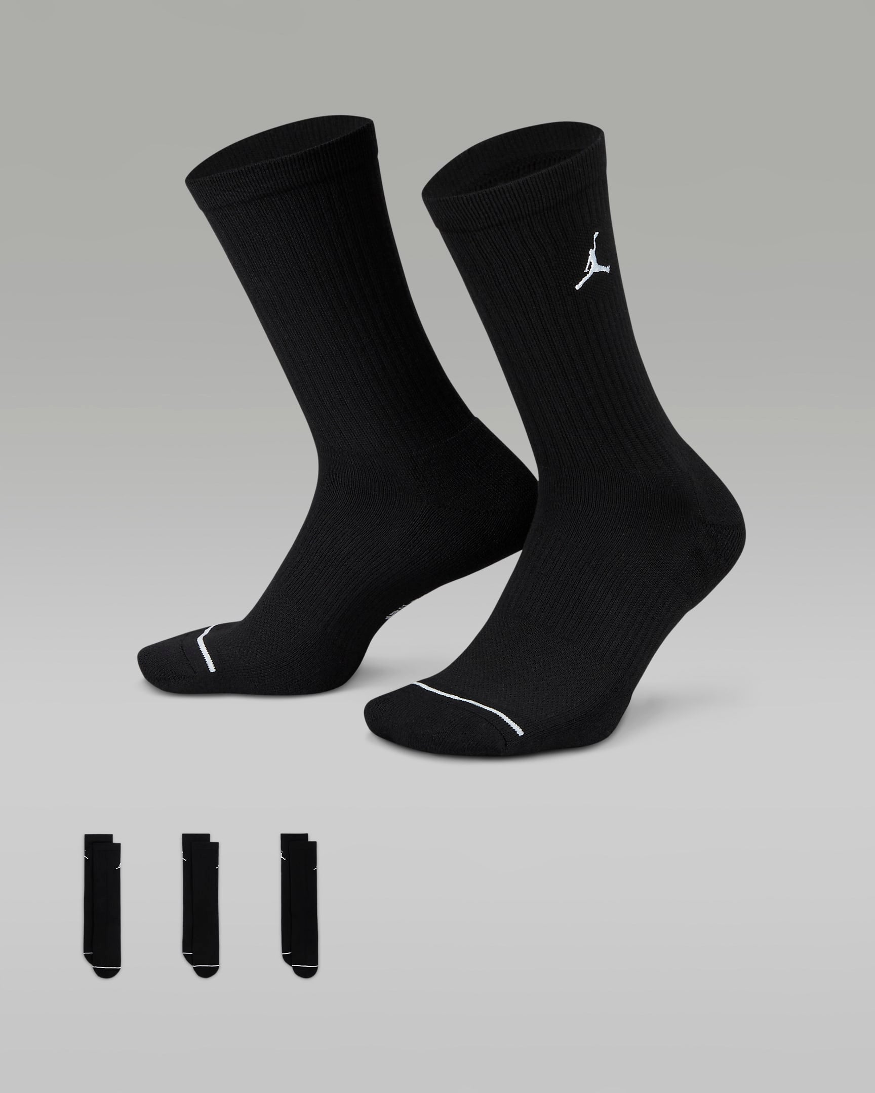Унисекс Чорапи NIKE U J EVERYDAY CUSH POLY CREW 3PR -  144 - Ballistic-sport