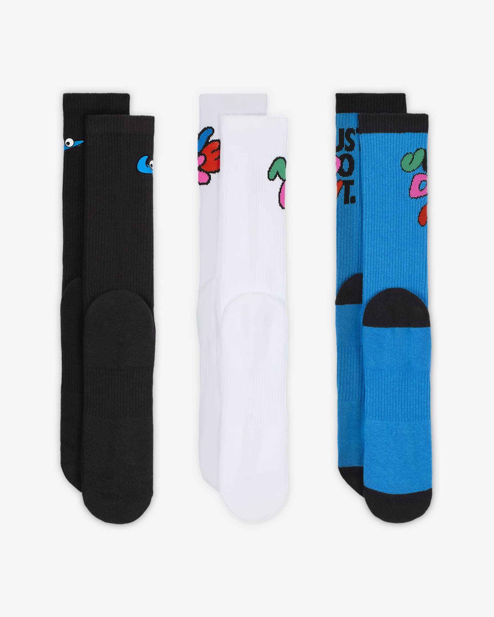 Унисекс Чорапи NIKE U NK ED CSH CREW 3PR-144 SWSHY