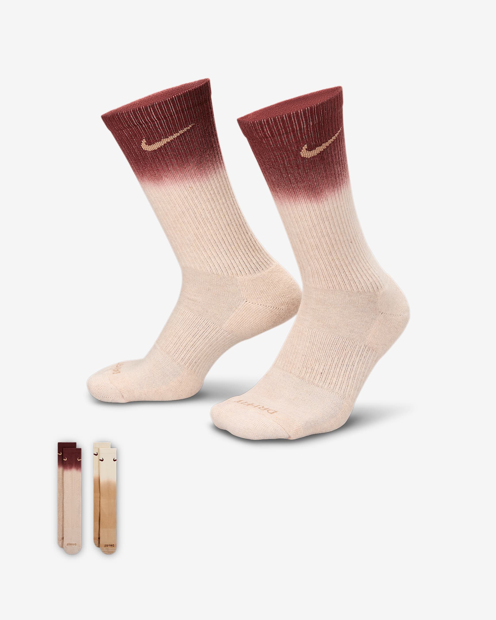 Image of Unisex Socks NIKE U NK EVERYDAY PLUS CUSH CREW 2PR – 144 D