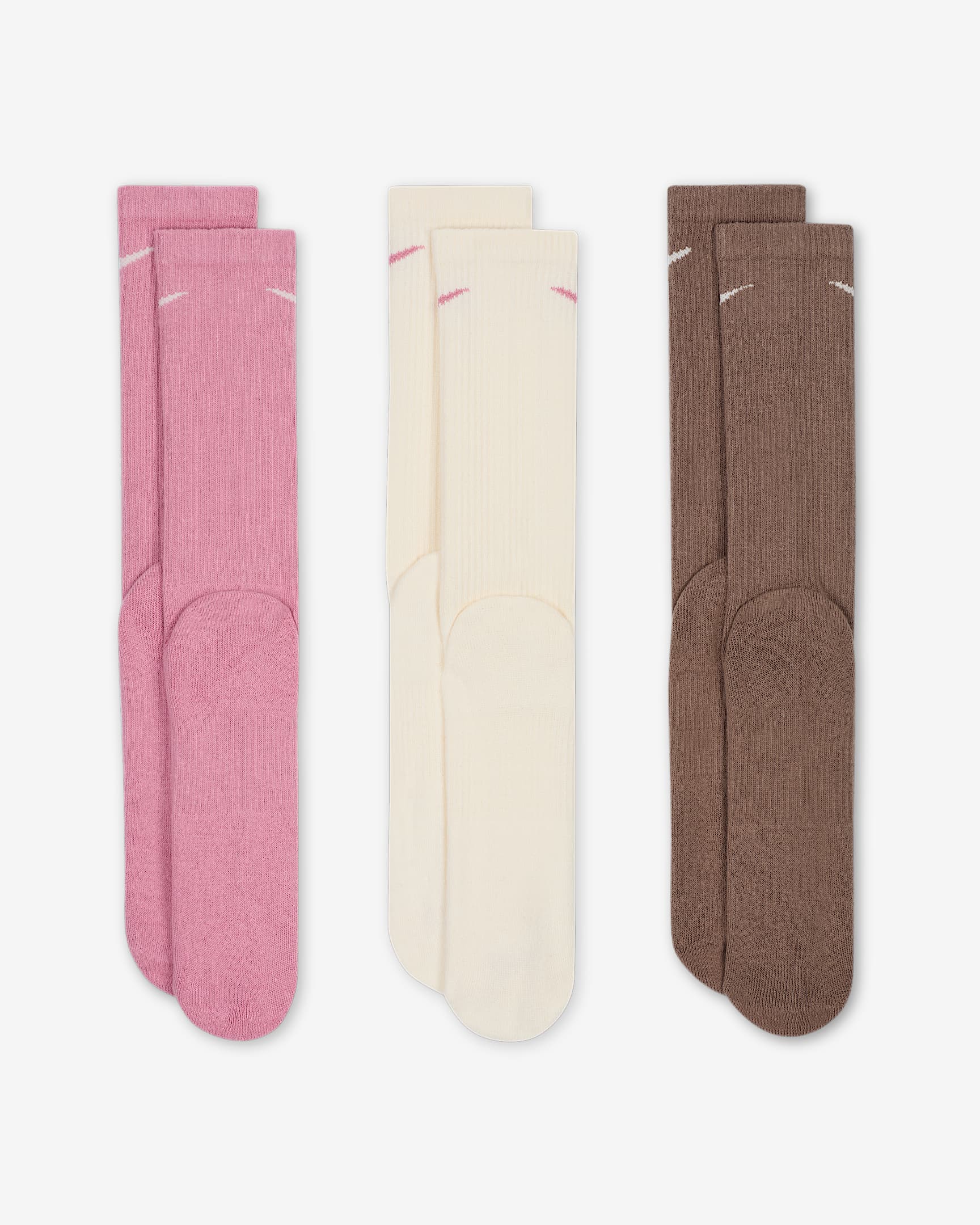 Unisex Socks NIKE U NK EVERYDAY PLUS CUSH CREW 3PR - 132