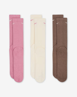 Image of Unisex Socks NIKE U NK EVERYDAY PLUS CUSH CREW 3PR - 132