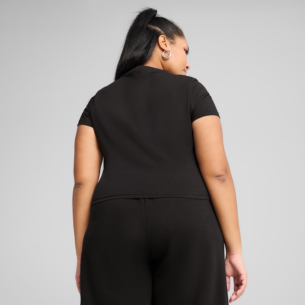 Image of Дамска Тениска PUMA WARDROBE ESS Cut-Out Baby Tee