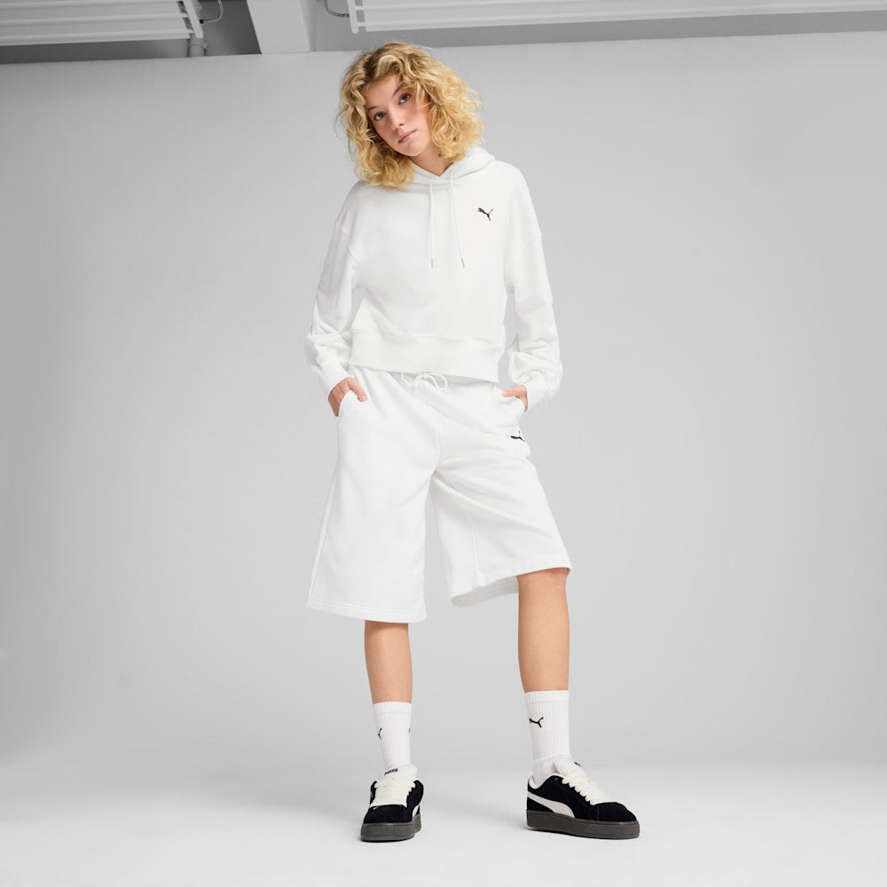 Image of Women's Sweatshirt PUMA WARDROBE ESS Cropped Hoodie TR