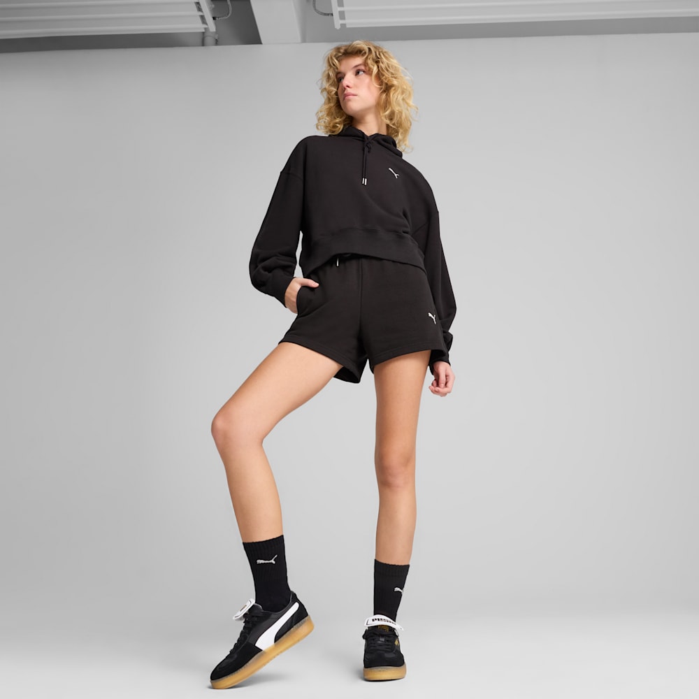 Image of Women's Sweatshirt PUMA WARDROBE ESS Cropped Hoodie TR