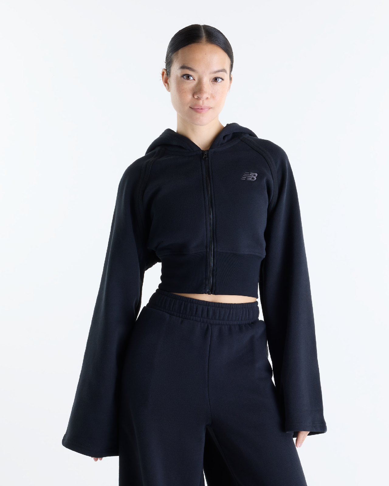 Image of Дамски суитшърт NEW BALANCE JACKET BRUSHED COASTAL FLEECE FULL ZIP