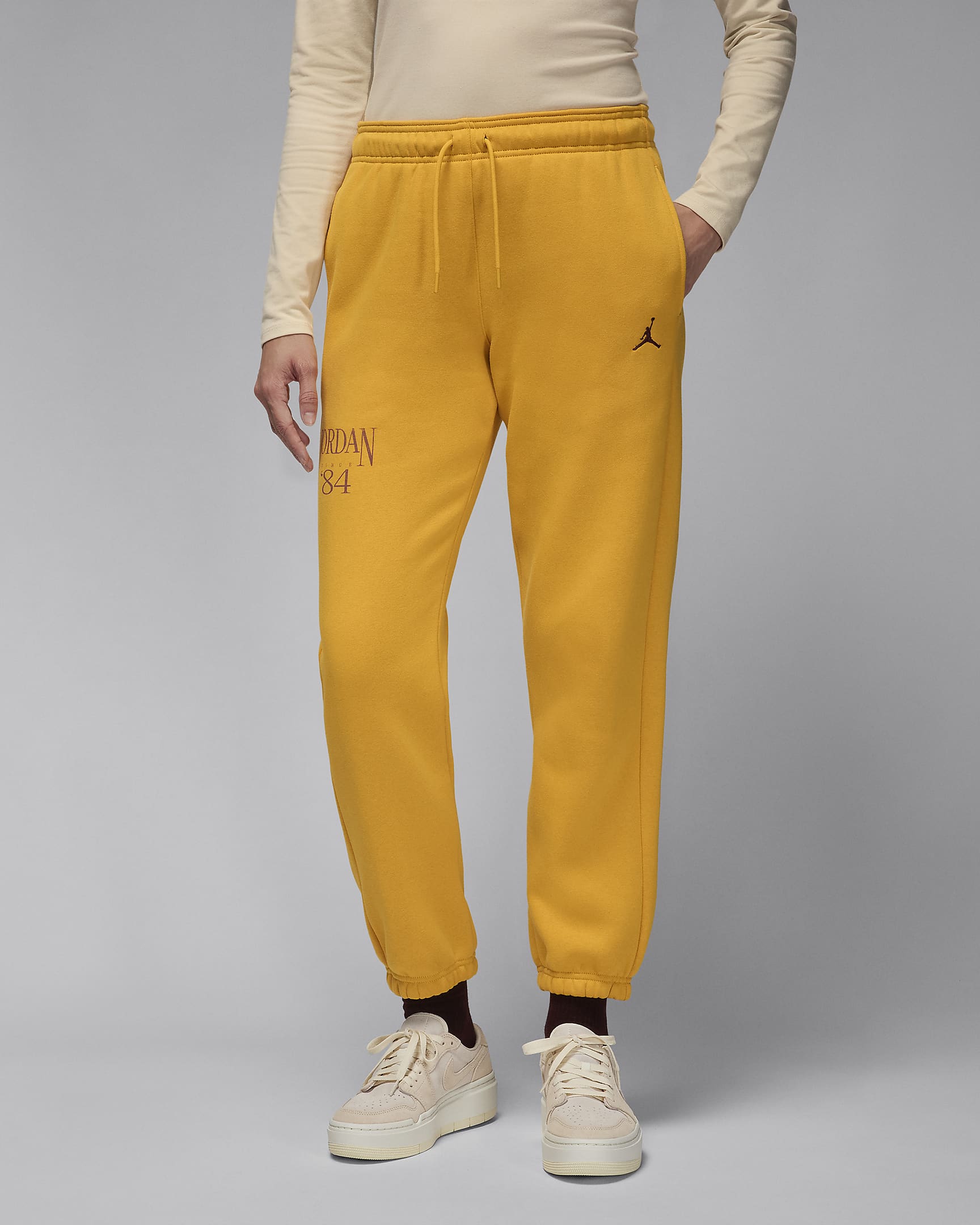 Image of Дамски Панталон NIKE W J BRKLN FLC JORDAN PANT - Ballistic-sport