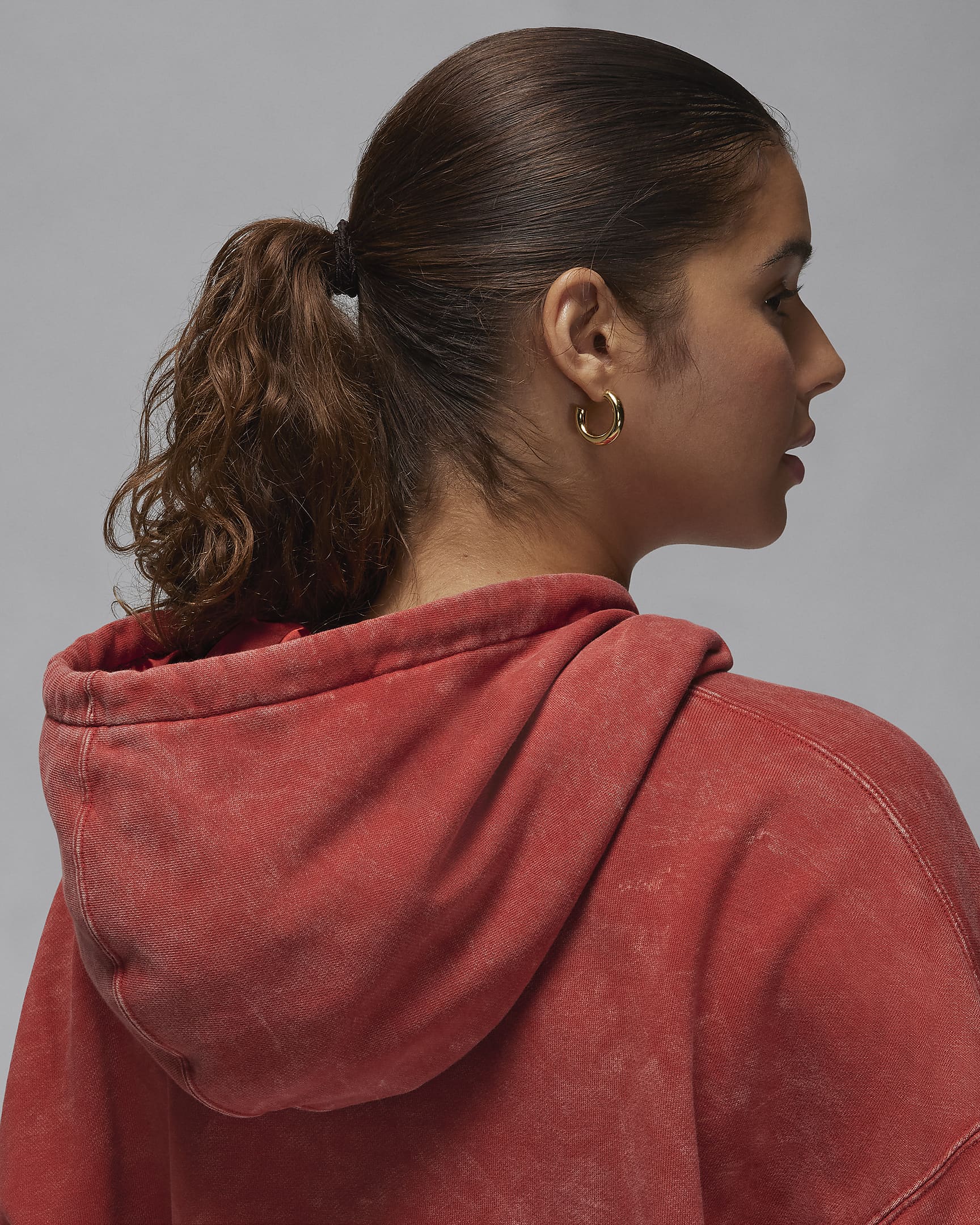 Image of Дамски Суитшърт NIKE W J FLT FLC PO WASH - Ballistic-sport