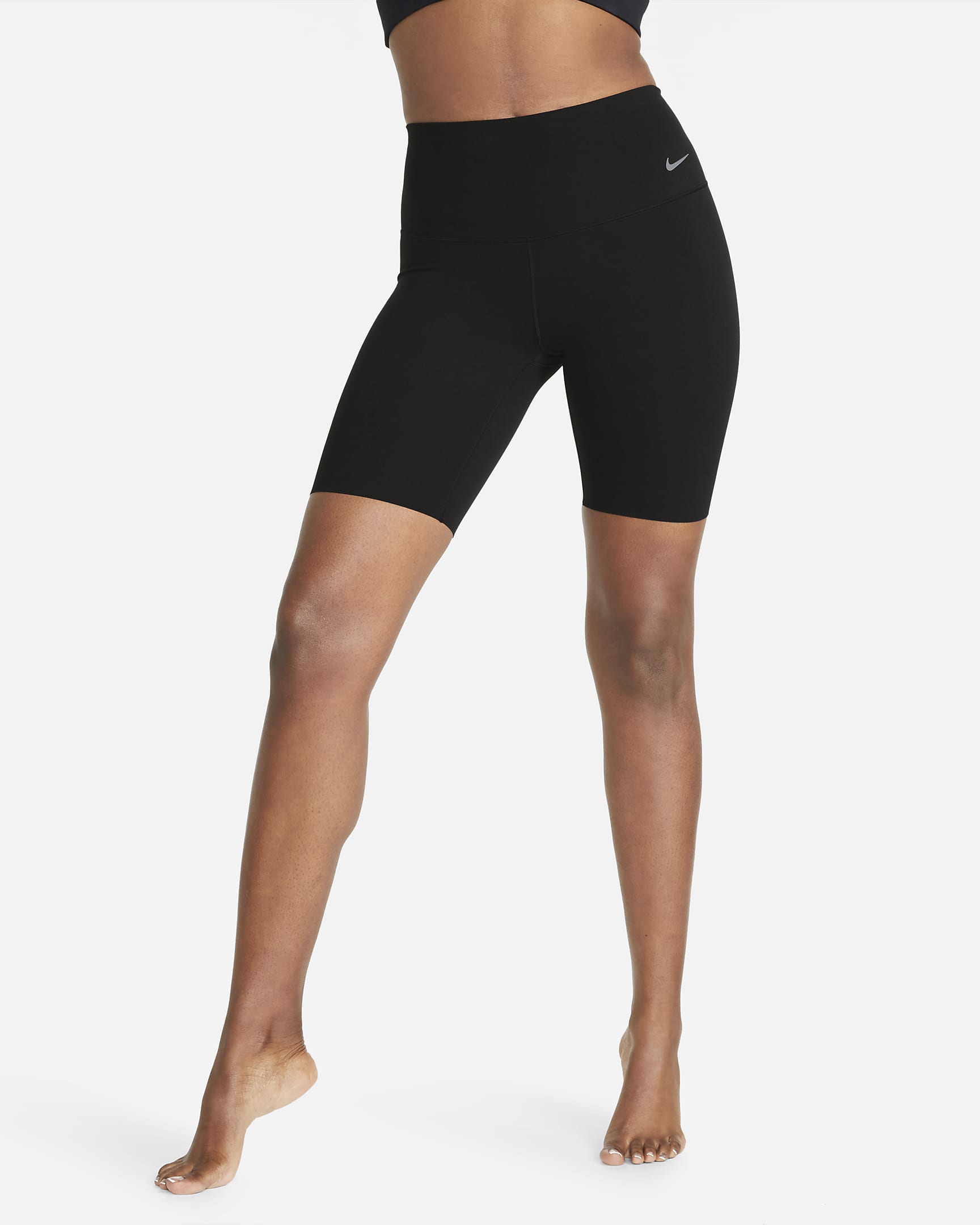 Image of Дамски къс клин NIKE W NK DF ZENVY HR 8IN SHORT - Ballistic-sport