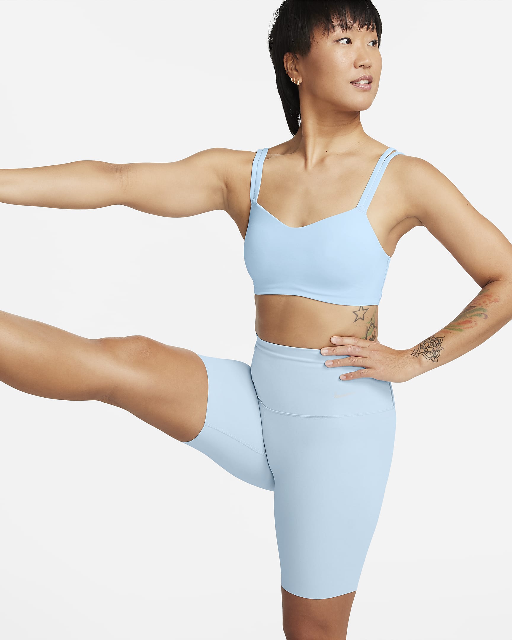 Дамски къс клин NIKE W NK DF ZENVY HR 8IN SHORT - Ballistic-sport