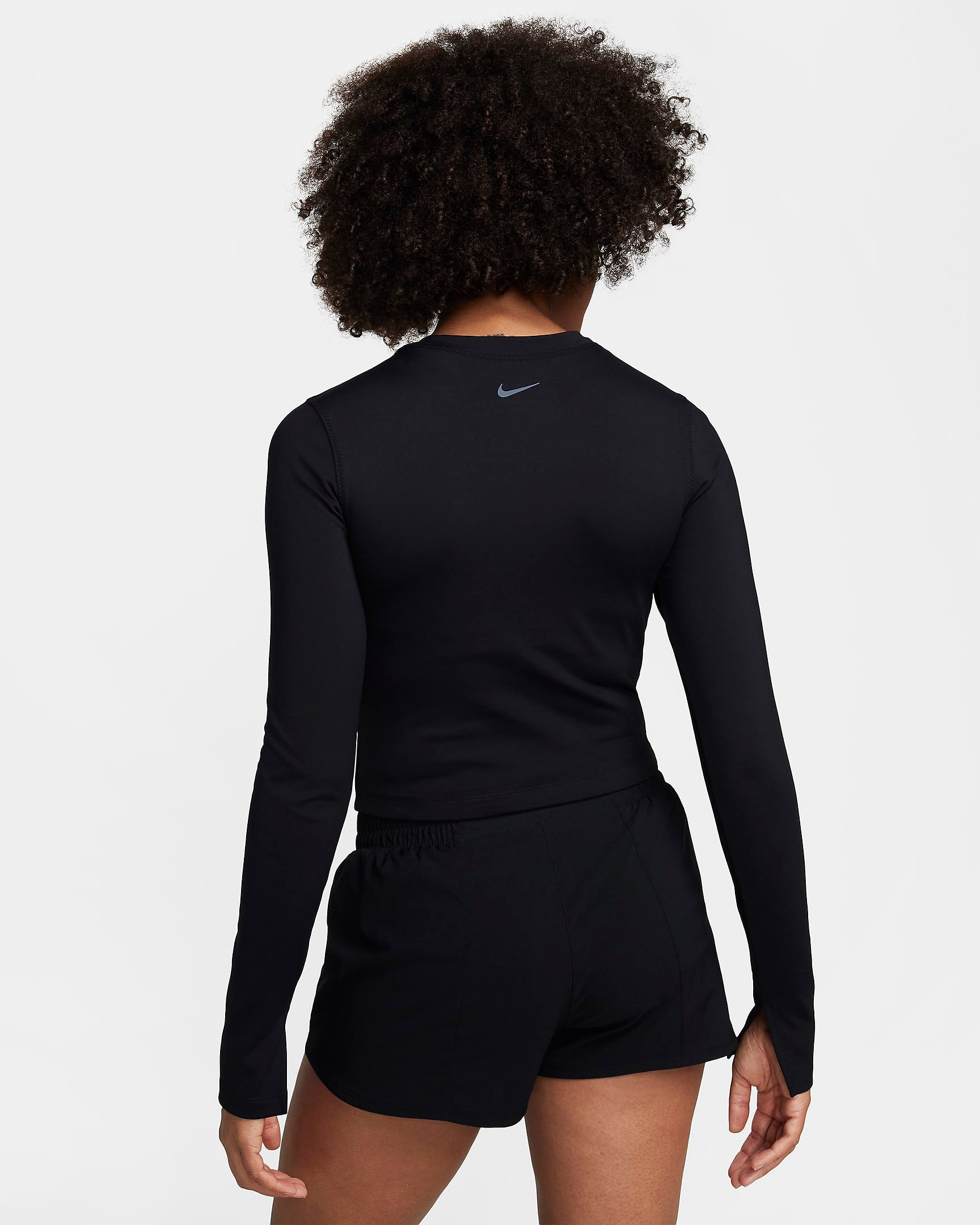 Дамска Блуза NIKE W NK ONE FITTED DF LS TOP NVTY - Ballistic-sport