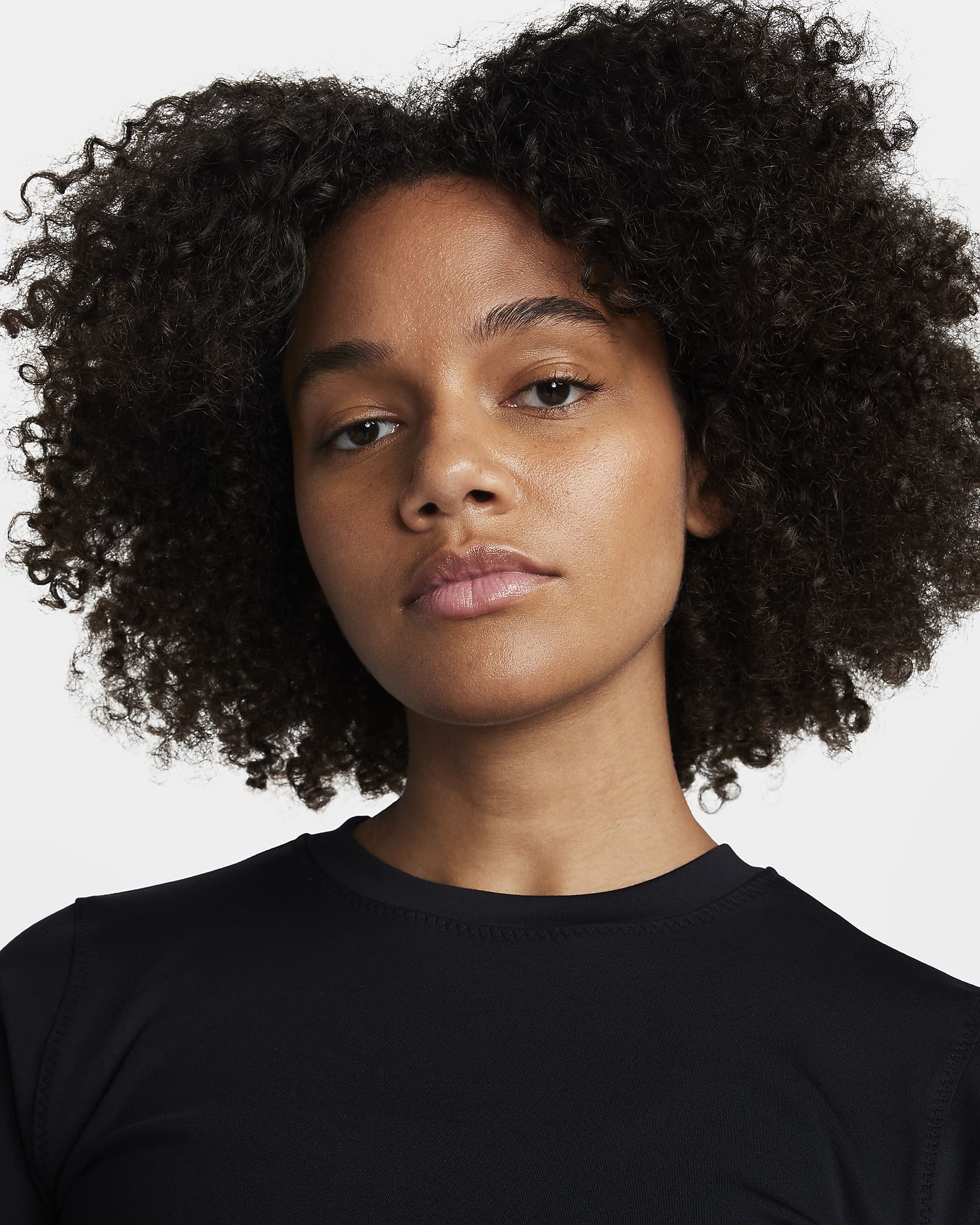 Image of Дамска Блуза NIKE W NK ONE FITTED DF LS TOP NVTY - Ballistic-sport