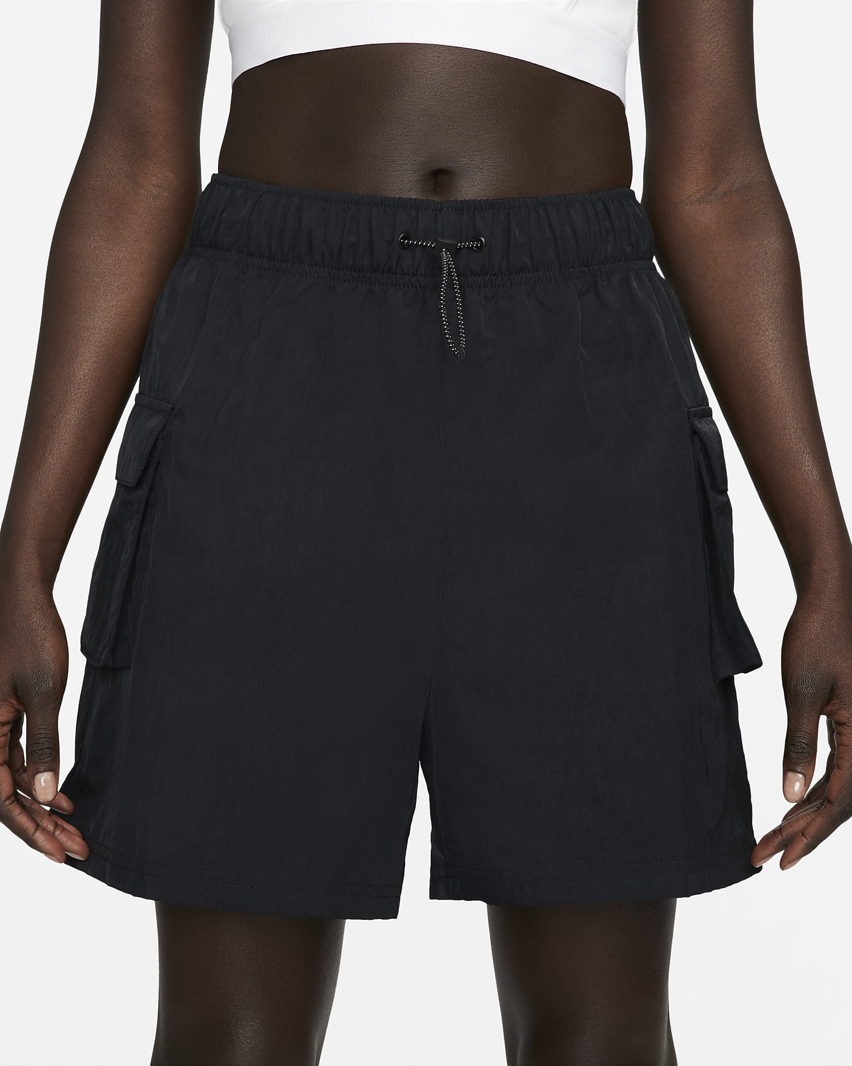 Image of Дамски Къс панталон NIKE W NSW ESSNTL WVN HR SHORT