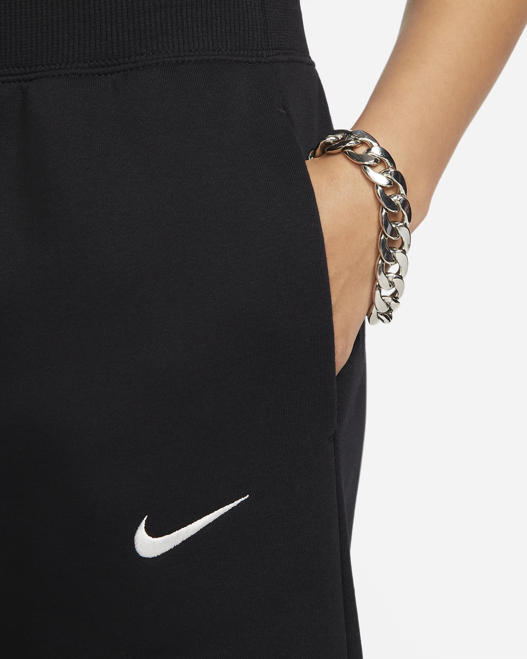 Дамски Панталон NIKE W NSW PHNX FLC HR CROP SWTP - Ballistic-sport