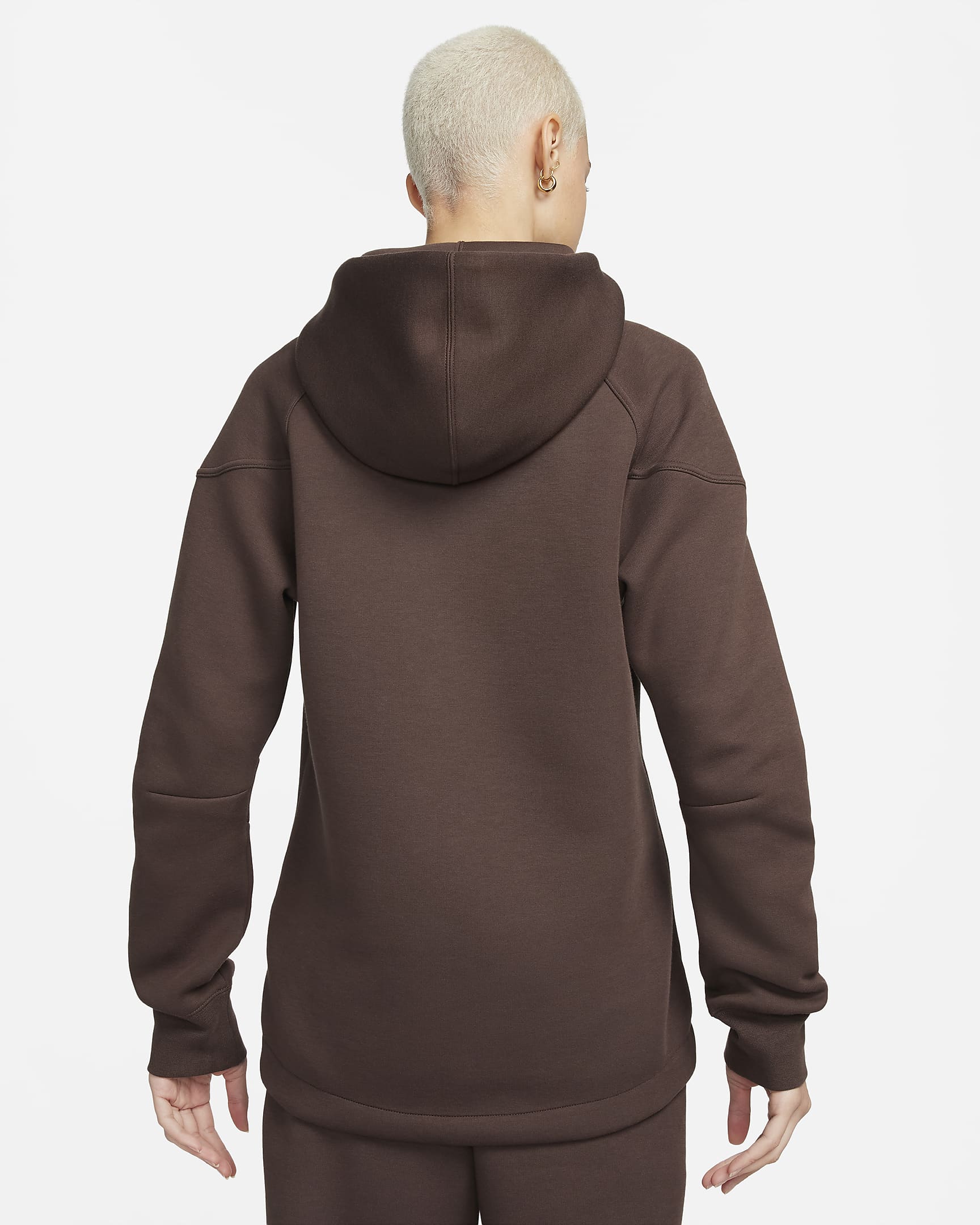 Image of Дамски Суитшърт NIKE W NSW TCH FLC WR FZ HDY - Ballistic-sport