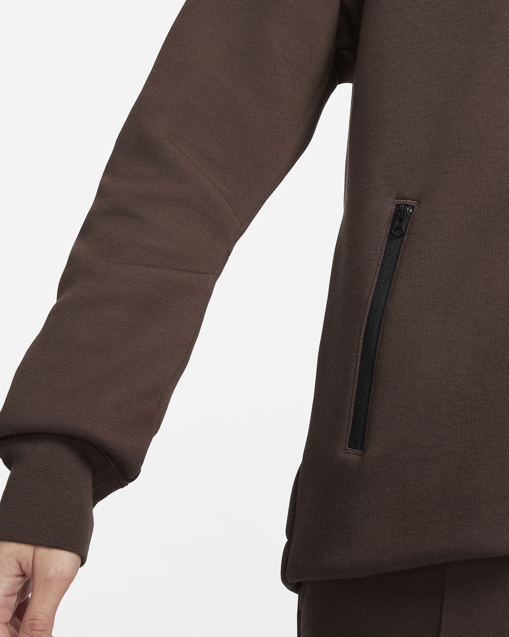 Image of Дамски Суитшърт NIKE W NSW TCH FLC WR FZ HDY - Ballistic-sport