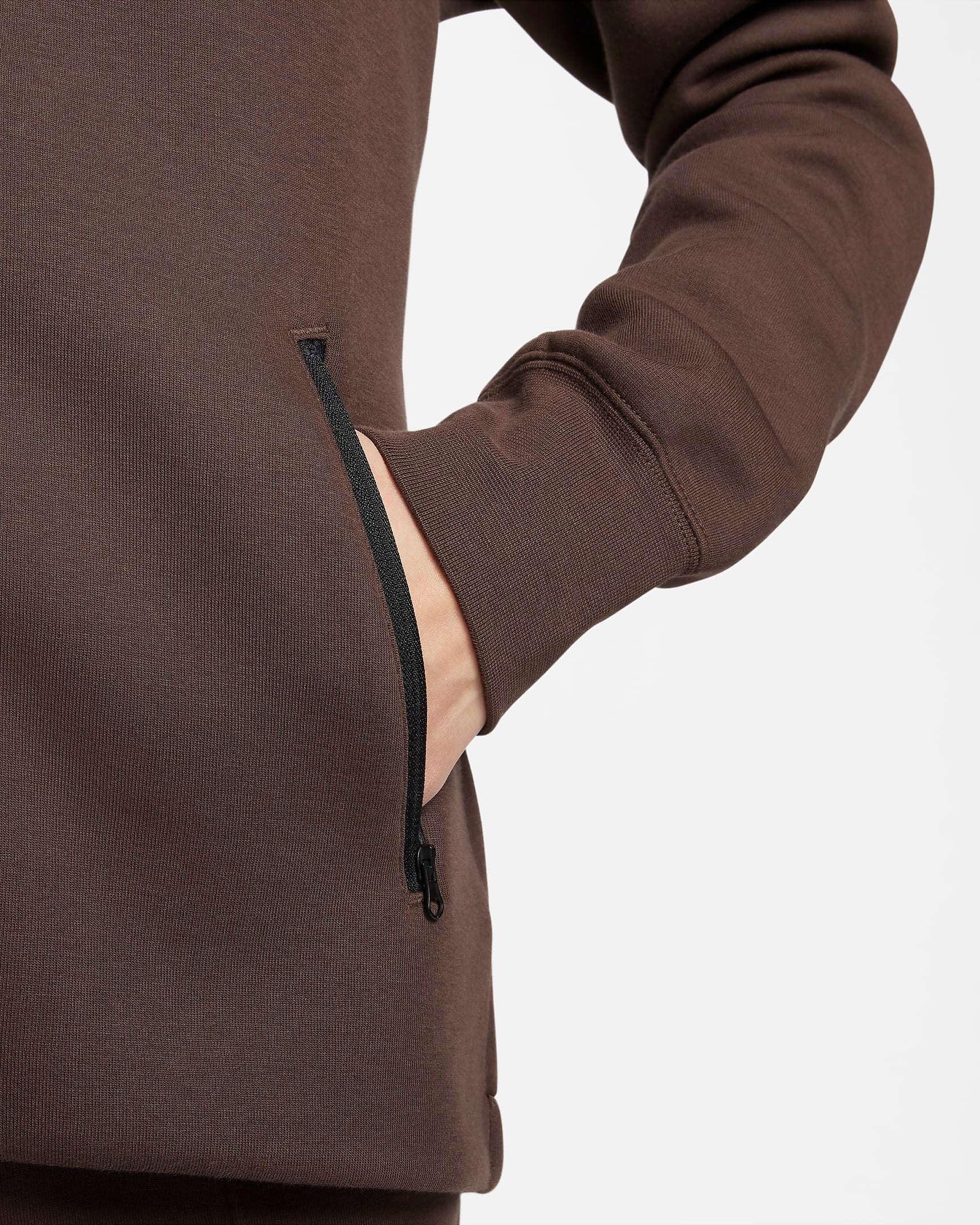 Image of Дамски Суитшърт NIKE W NSW TCH FLC WR FZ HDY - Ballistic-sport