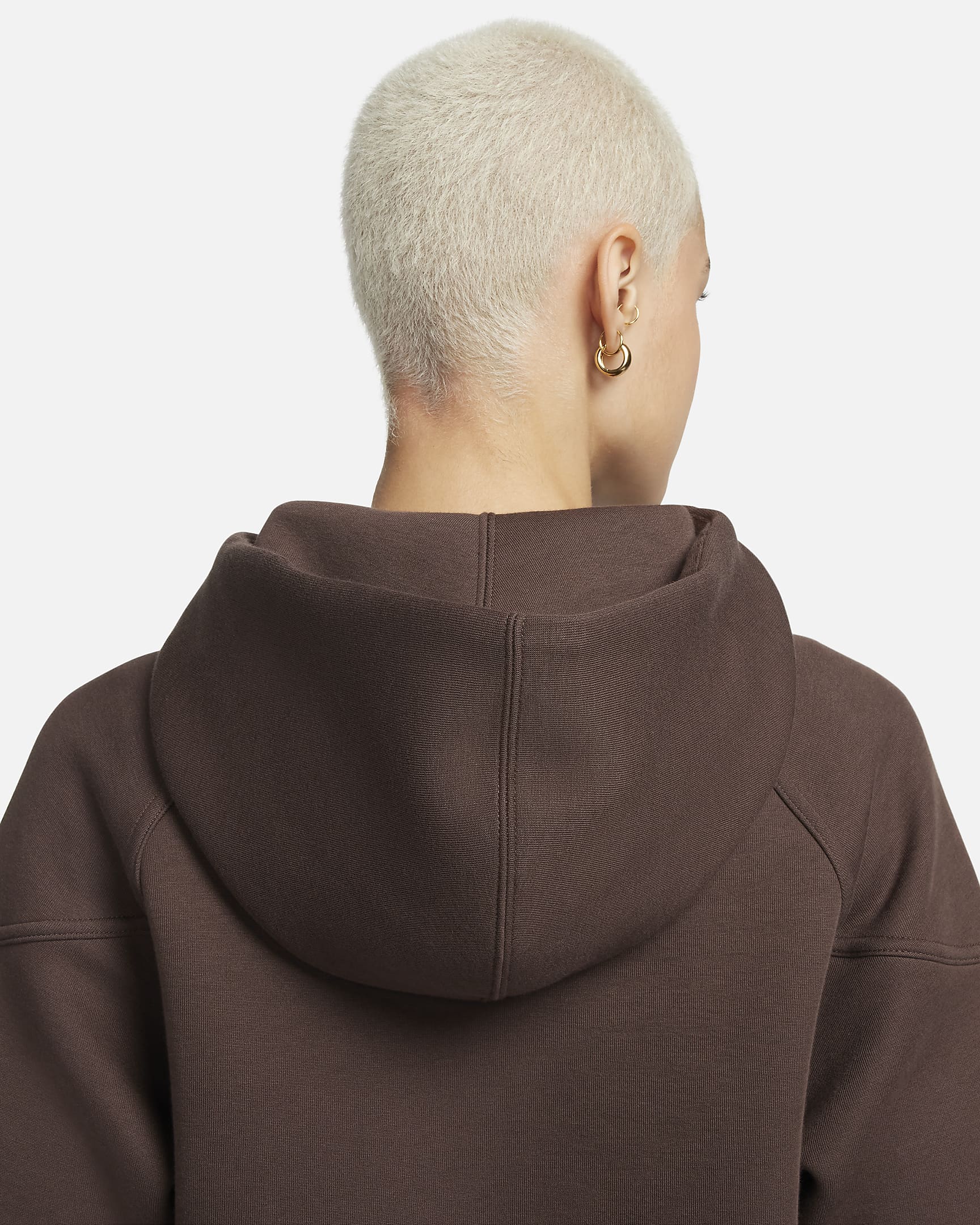 Image of Дамски Суитшърт NIKE W NSW TCH FLC WR FZ HDY - Ballistic-sport