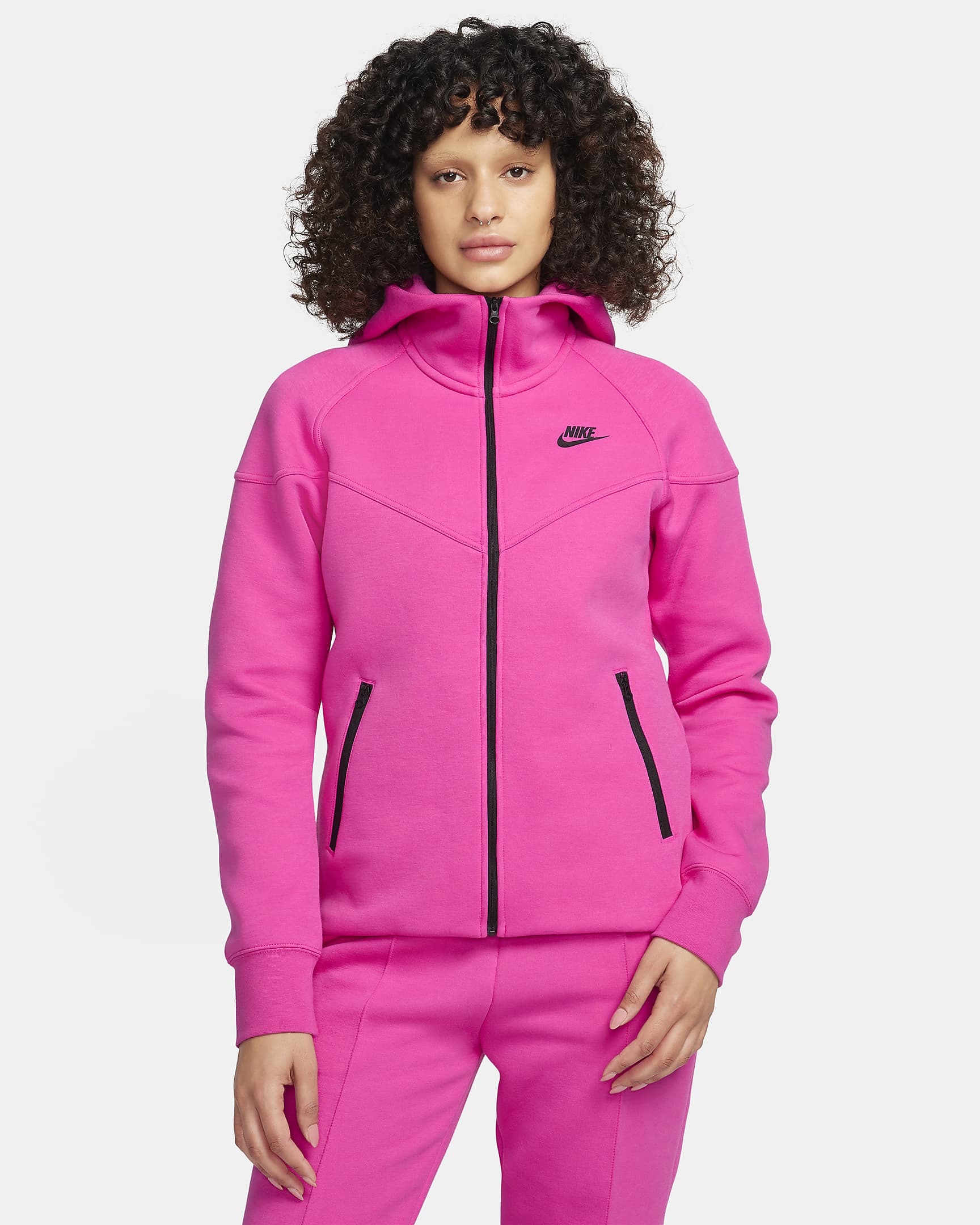 Image of Дамски Суитшърт NIKE W NSW TCH FLC WR FZ HDY - Ballistic-sport