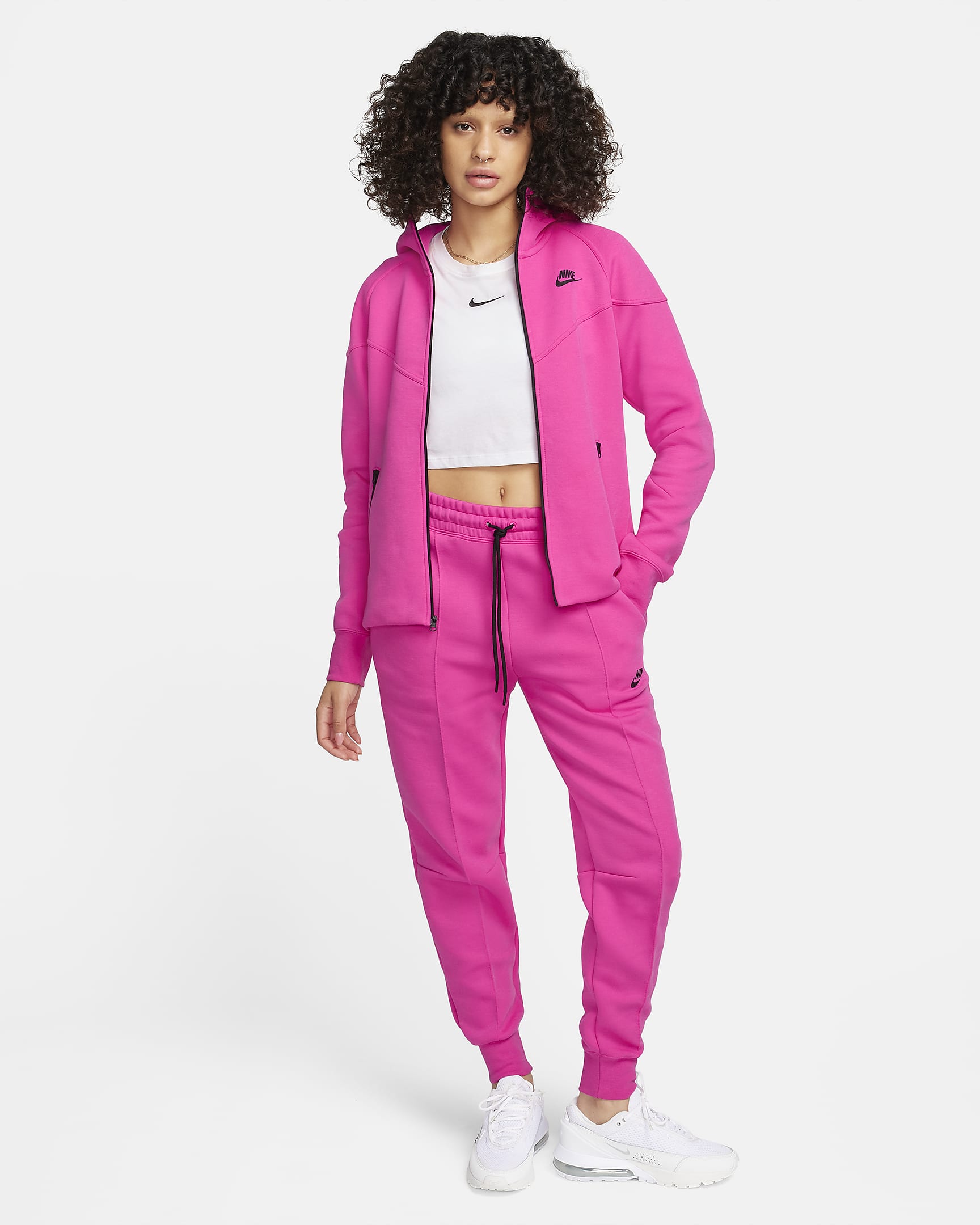 Дамски Суитшърт NIKE W NSW TCH FLC WR FZ HDY - Ballistic-sport
