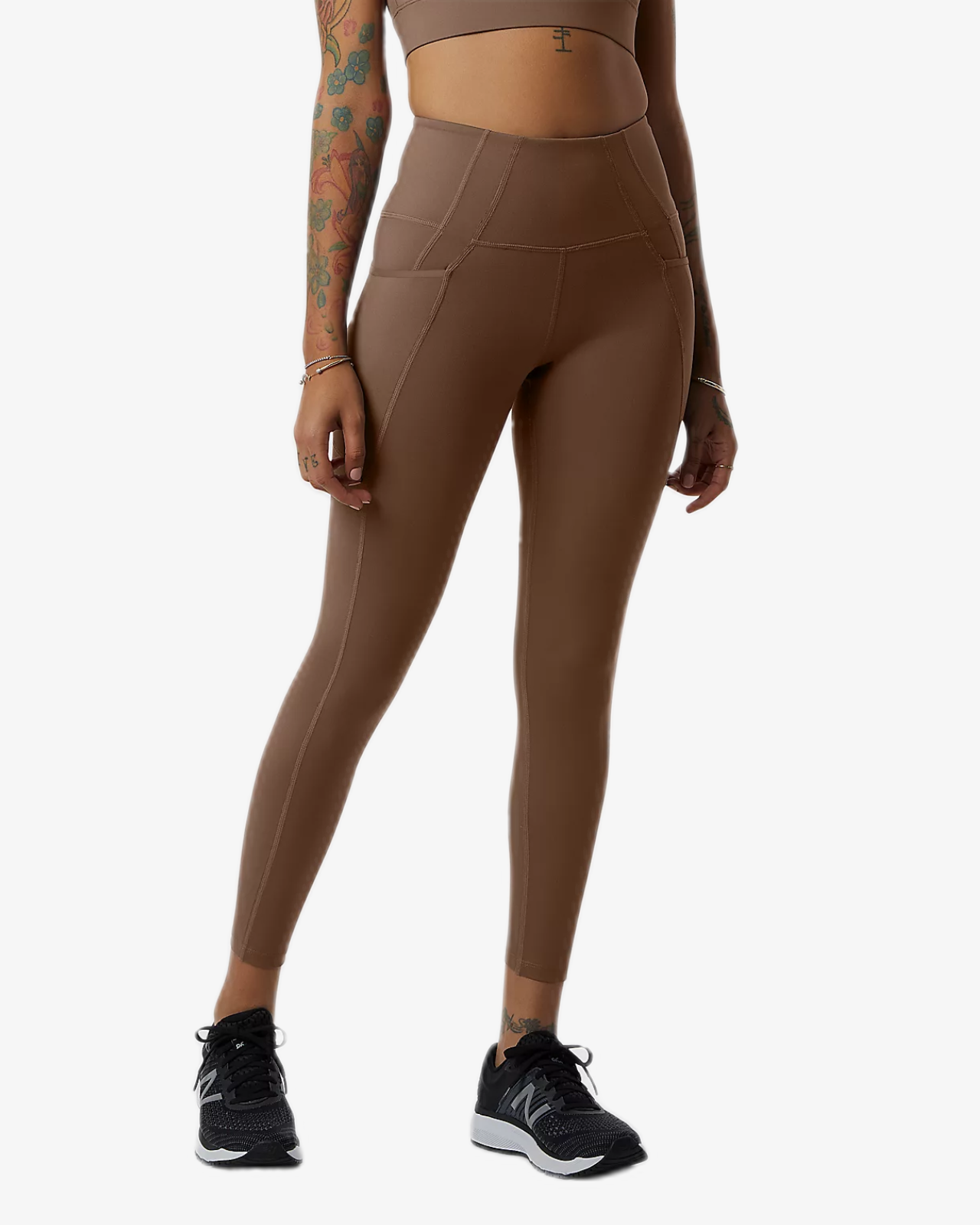 Image of Дамски Клин NEW BALANCE TIGHT SHAPE SHIELD 7/8 HIGH RISE POCKET TIGHT - Ballistic-sport