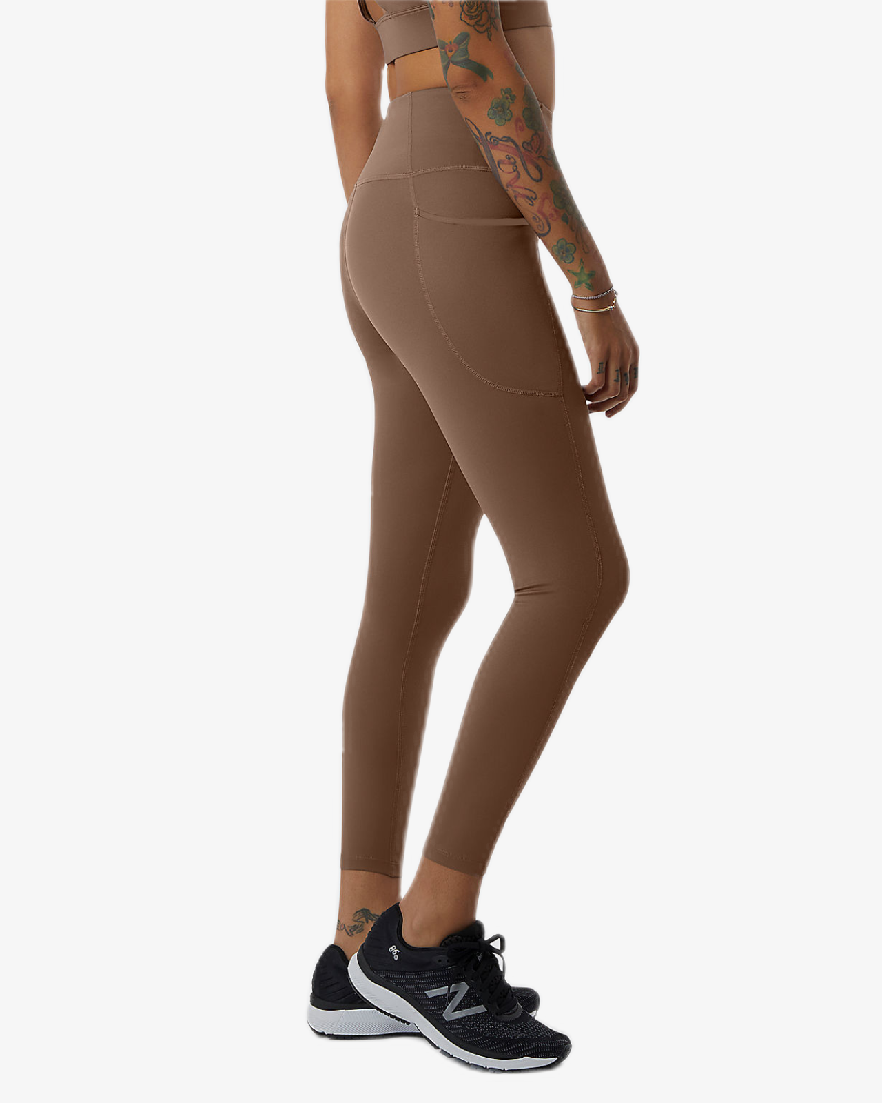 Image of Дамски Клин NEW BALANCE TIGHT SHAPE SHIELD 7/8 HIGH RISE POCKET TIGHT - Ballistic-sport