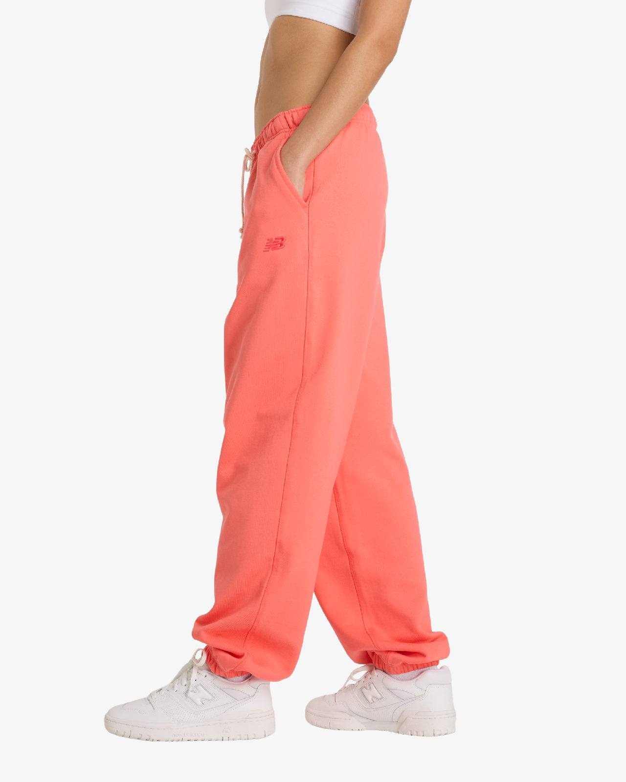 Image of Дамски Панталон NEW BALANCE PANT NB ATHLETICS FRENCH TERRY JOGGER