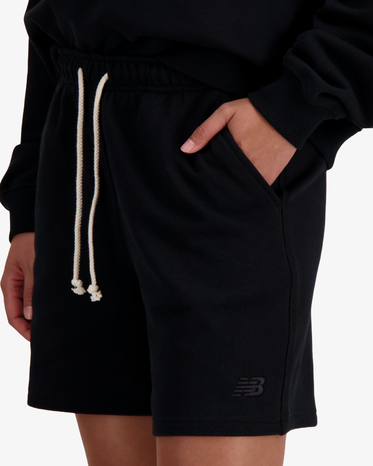 Image of Дамски Къс панталон NEW BALANCE SHORT ATHLETICS FRENCH TERRY SHORT