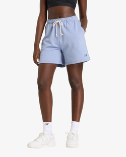 Image of Дамски Къс панталон NEW BALANCE SHORT ATHLETICS FRENCH TERRY SHORT