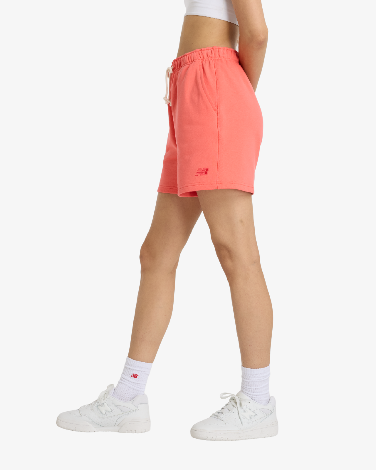 Image of Дамски Къс панталон NEW BALANCE SHORT ATHLETICS FRENCH TERRY SHORT