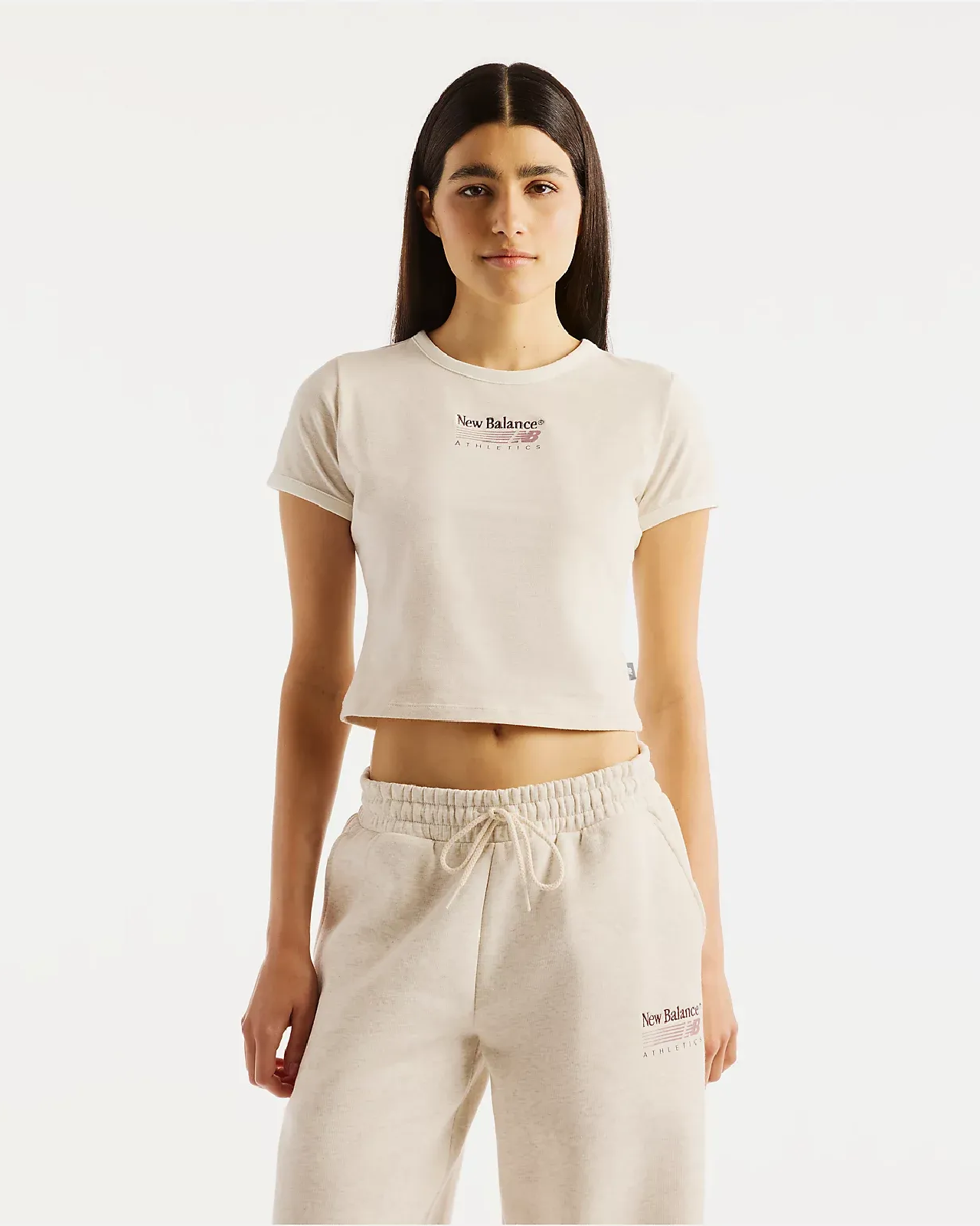 Image of Дамска тениска NEW BALANCE SHIRT TRACKSIDE RINGER T-SHIRT