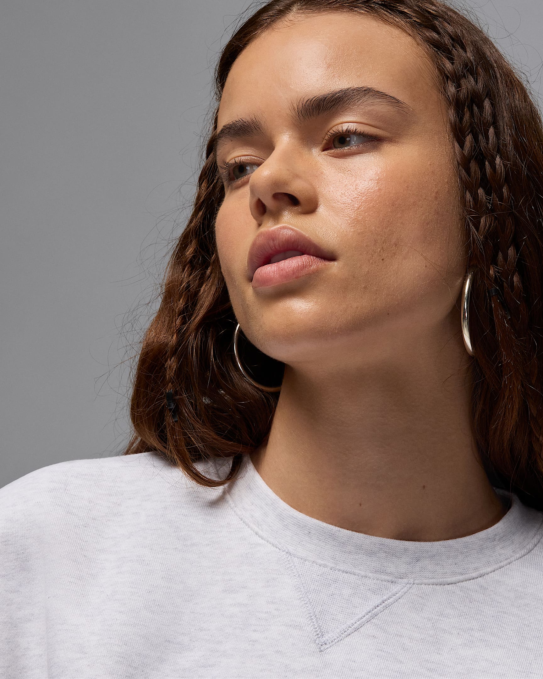 Image of Дамски Суитшърт NIKE W J FLT FLC NOV TOP 24 - Ballistic-sport