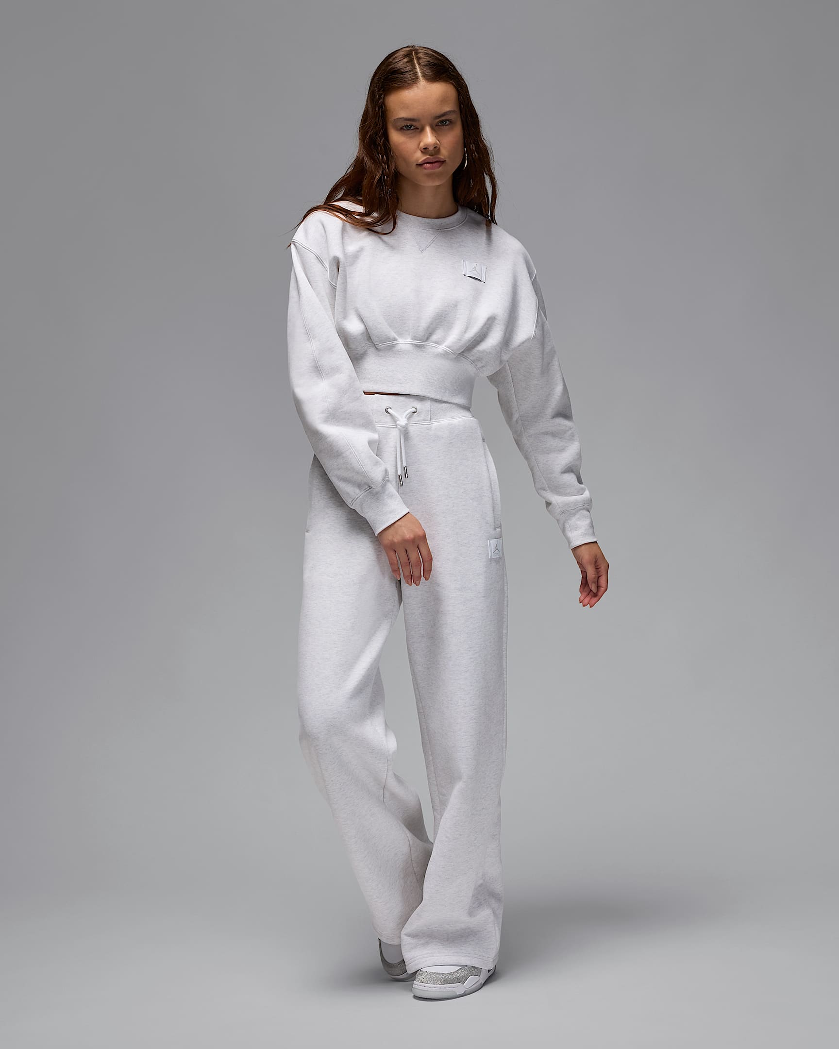 Дамски Суитшърт NIKE W J FLT FLC NOV TOP 24 - Ballistic-sport