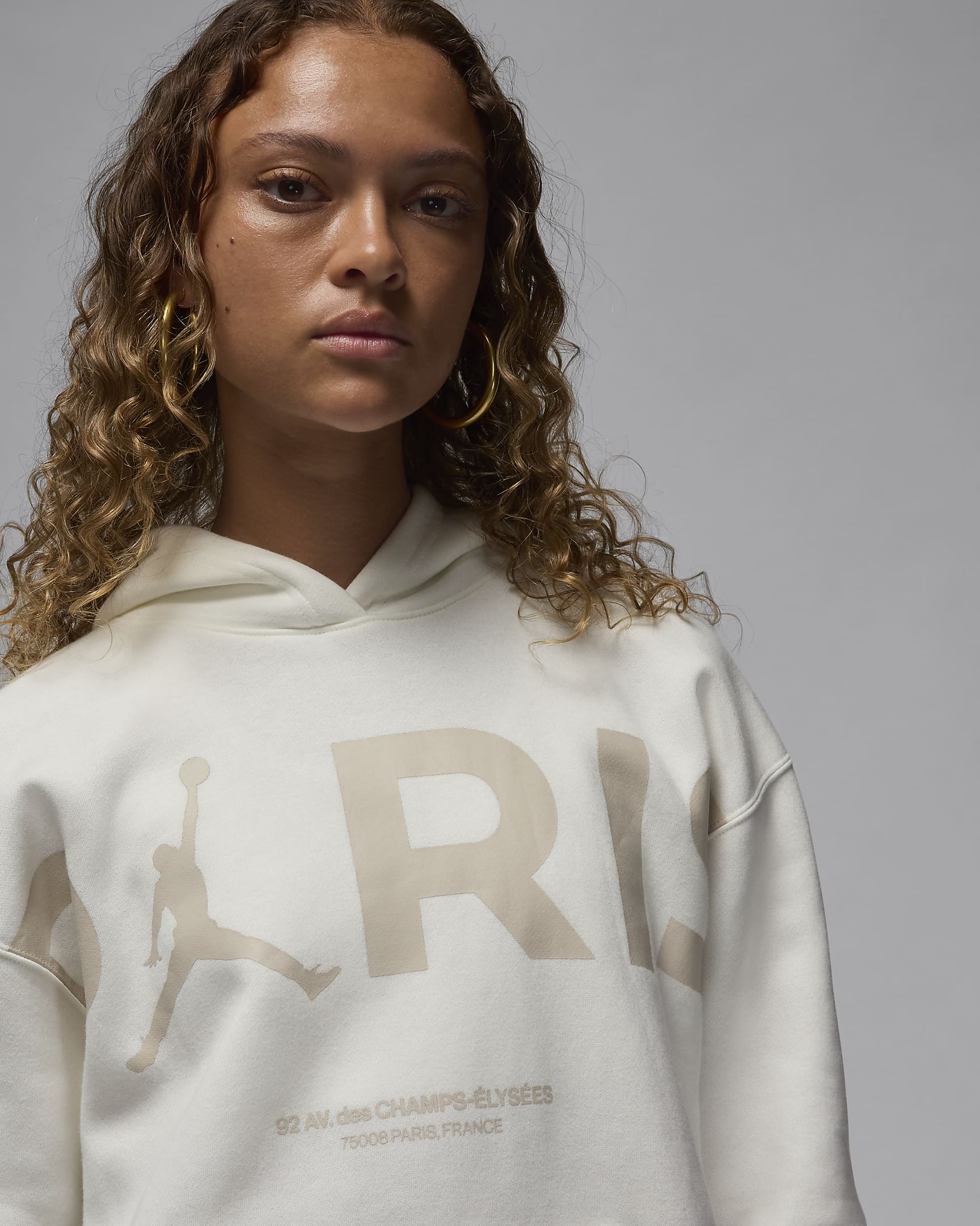 Women's Sweatshirt NIKE WJ PSG BRKLN FLC GFX PO