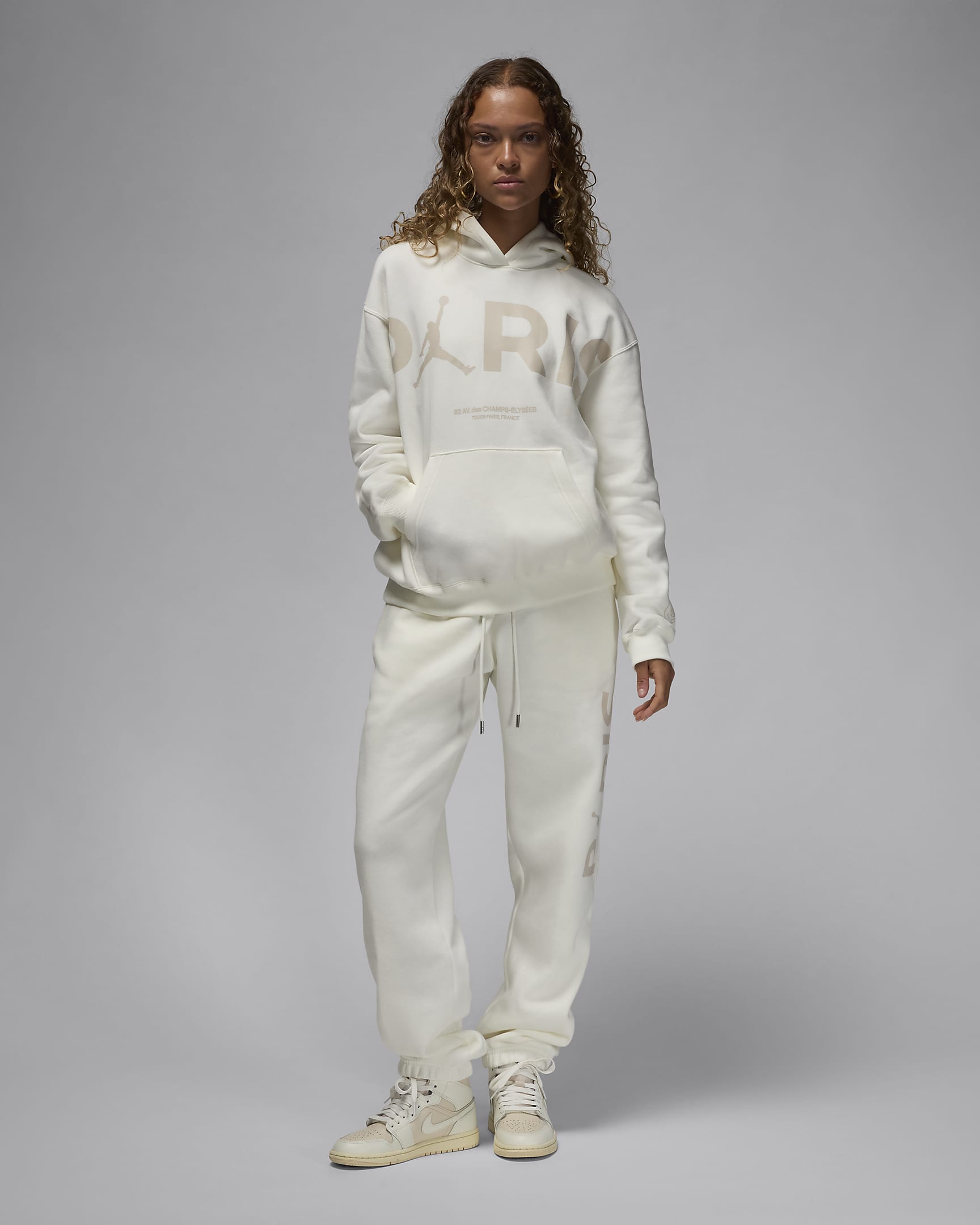 Women's Sweatshirt NIKE WJ PSG BRKLN FLC GFX PO